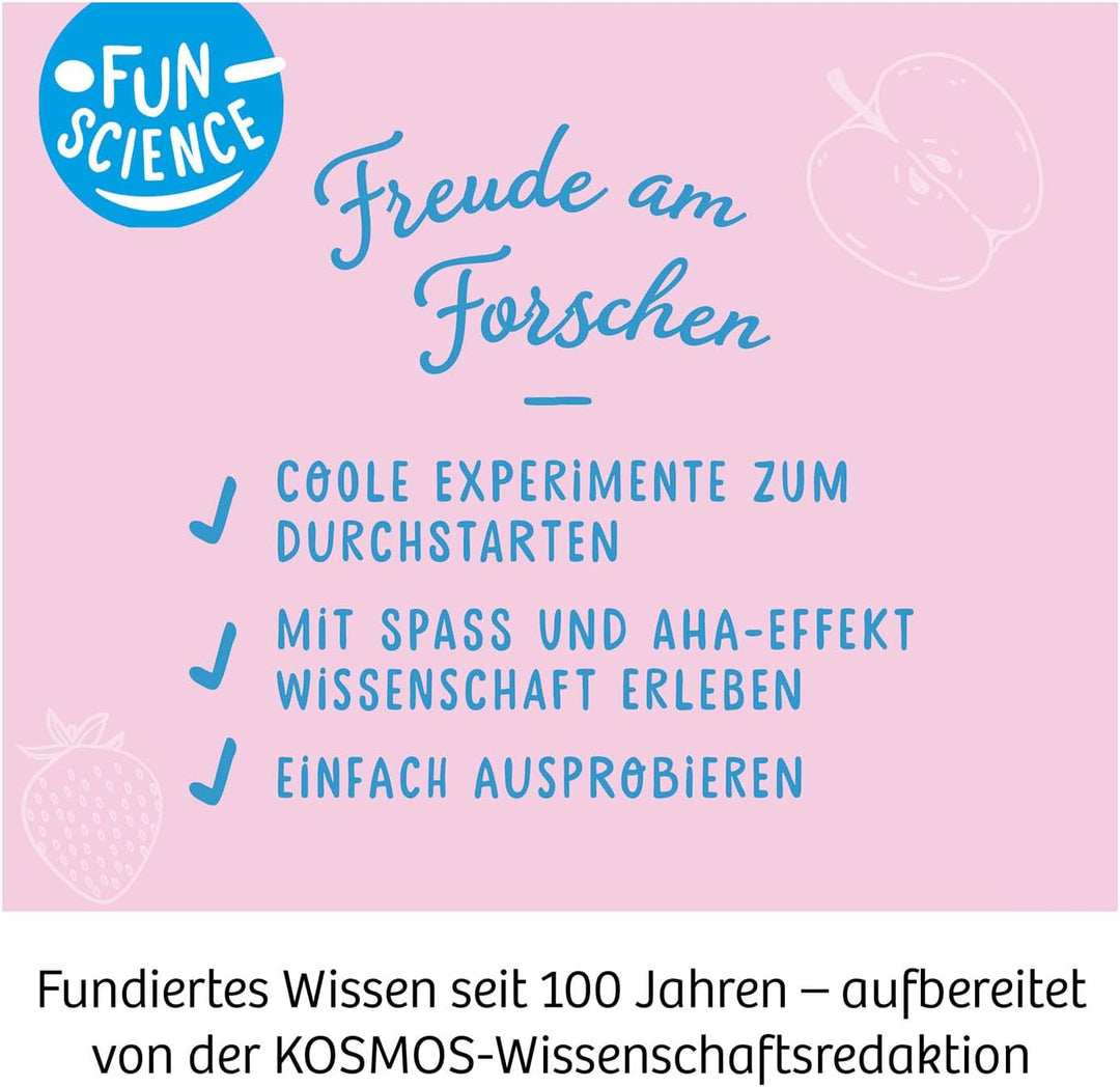 KOSMOS 654344 Fun Science Fruchtgummi Labor Love & Hearts – Experimentierkasten zum Fruchtgummi selb