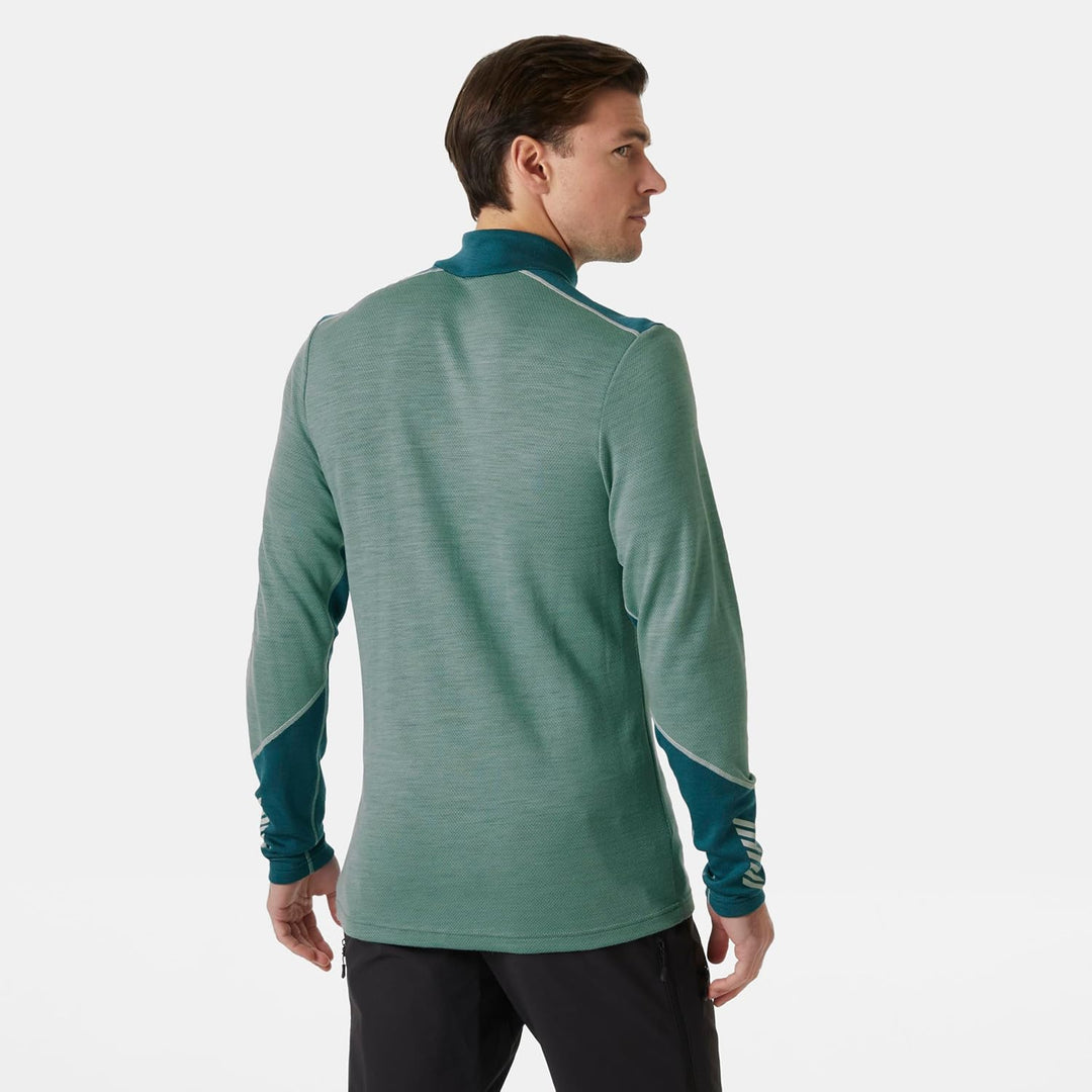 Helly Hansen Herren Lifa Merino Midweight 1/2 Zip 489 Cactus XXL, Kaktus XXL