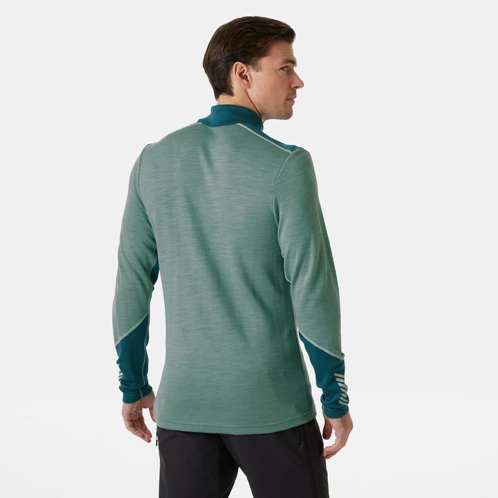 Helly Hansen Herren Lifa Merino Midweight 1/2 Zip 489 Cactus XXL, Kaktus XXL