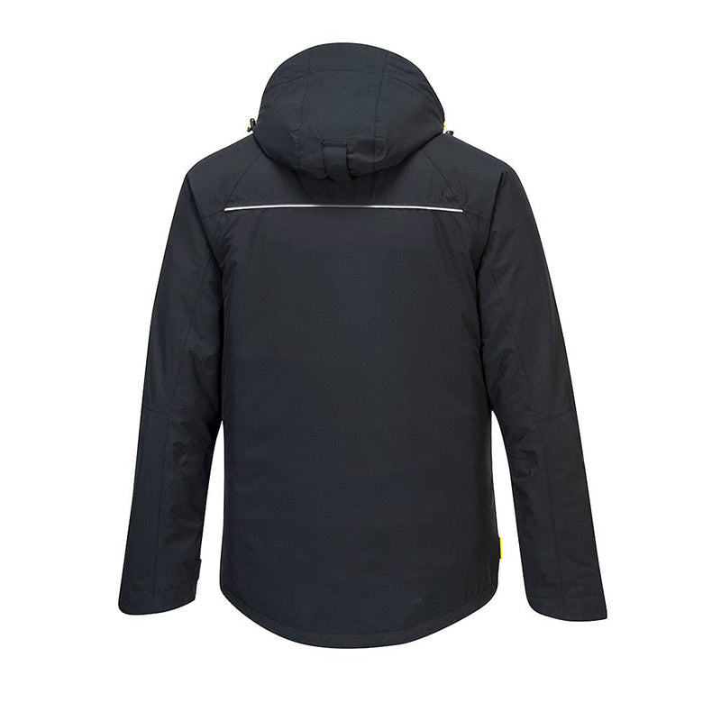 Portwest DX4 Winter Jacke für Männer, Farbe: Schwarz, Grösse: L, DX460BKRL L Schwarz, L Schwarz