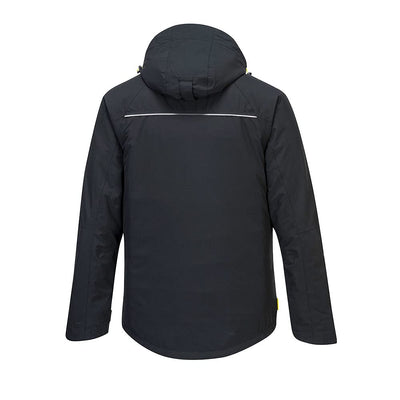 Portwest DX4 Winter Jacke für Männer, Farbe: Schwarz, Grösse: M, DX460BKRM M Schwarz, M Schwarz