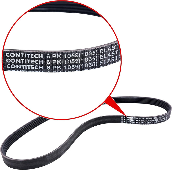 CONTITECH 6PK1059ELASTT2 Keilrippenriemensatz
