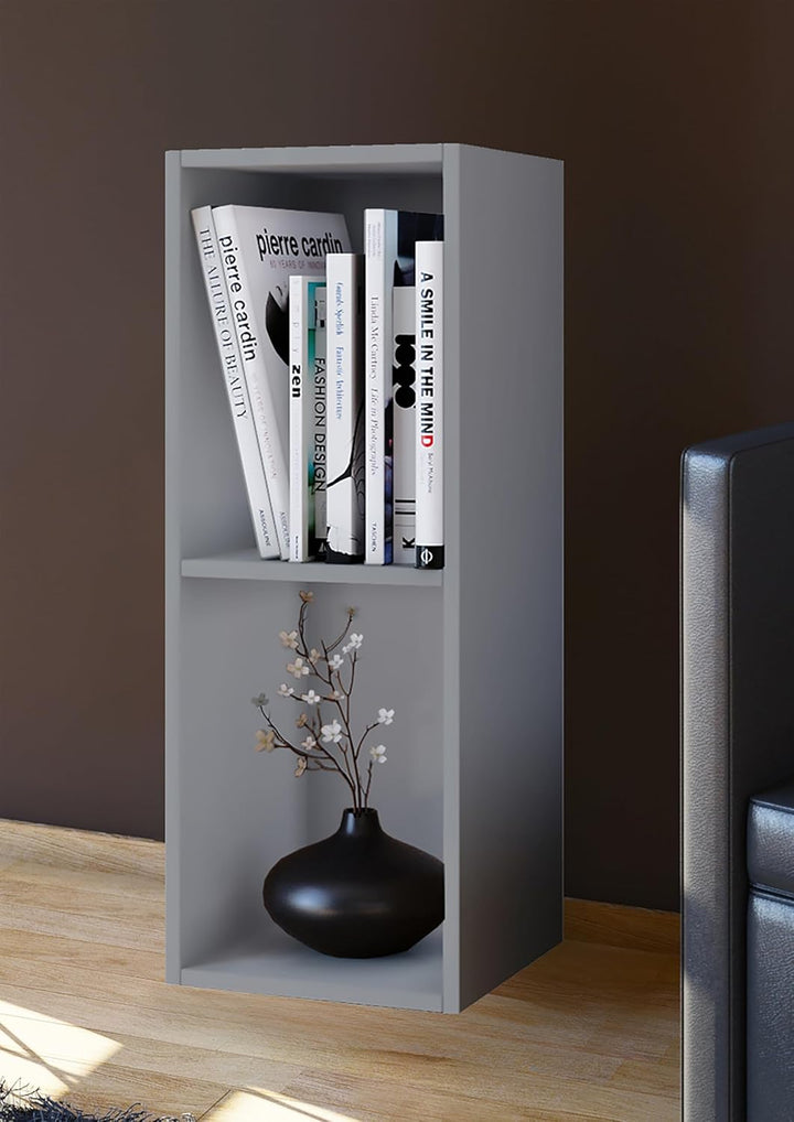 VCM Holz CD DVD Regal | Aufbewahrung | Masse H. 72 x B. 34 x T. 30 cm | Deko Regal | Bücherregal - M