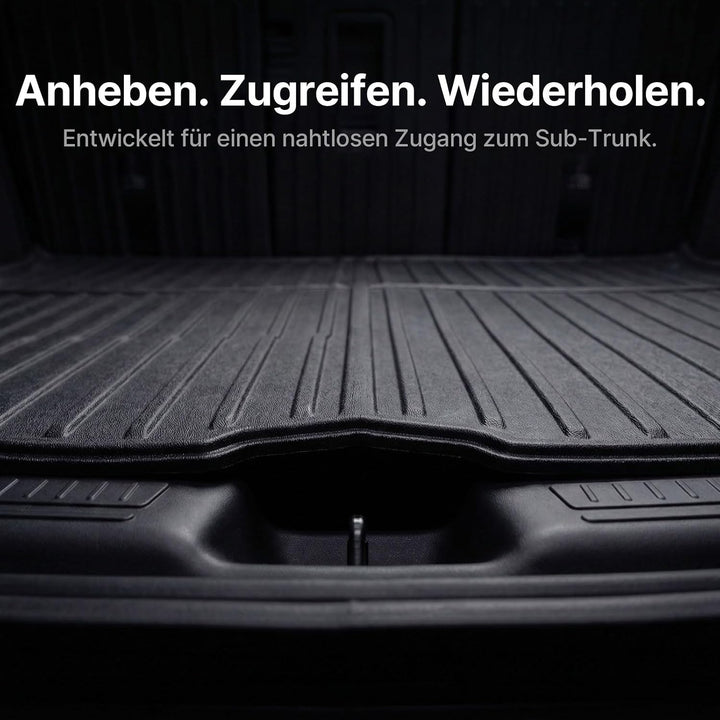 Kofferraumwanne für Tesla Model Y 2020-2026 (inkl. Juniper) - TPE Allwetter Kofferraummatte, rutschf