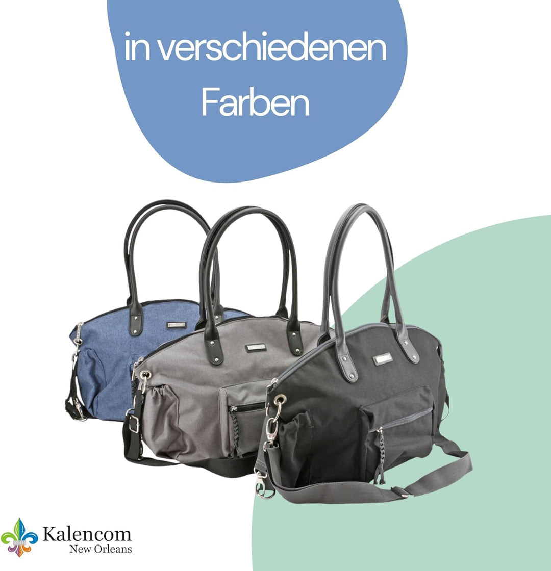 Kalencom Handtasche Umhängetasche stilvolle Baby Wickeltasche mit Wickelauflage, Aufbewahrungsbeutel