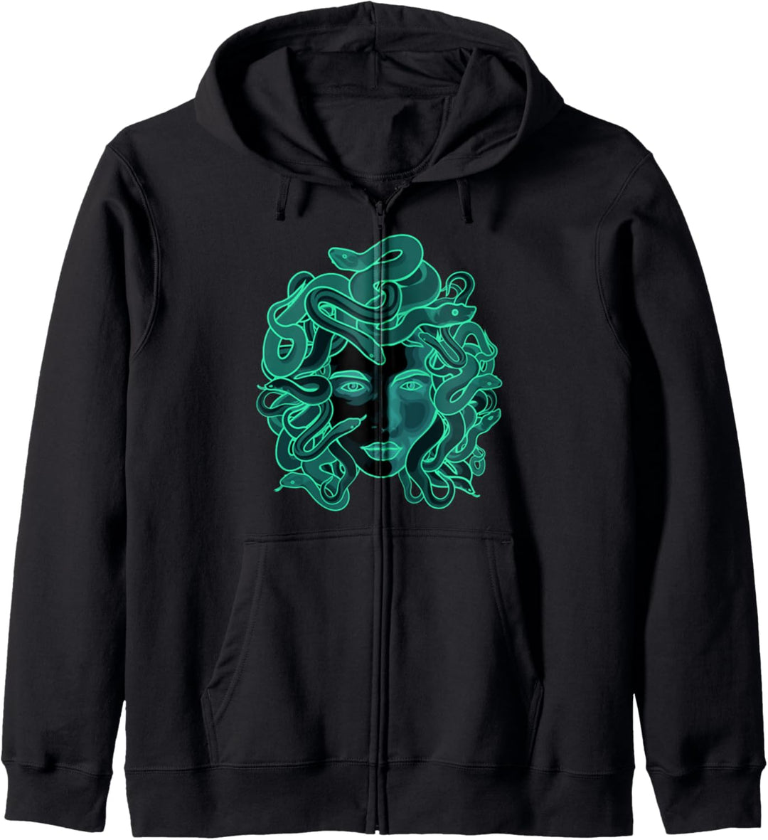 Antike griechische mythologische Medusa Kapuzenjacke