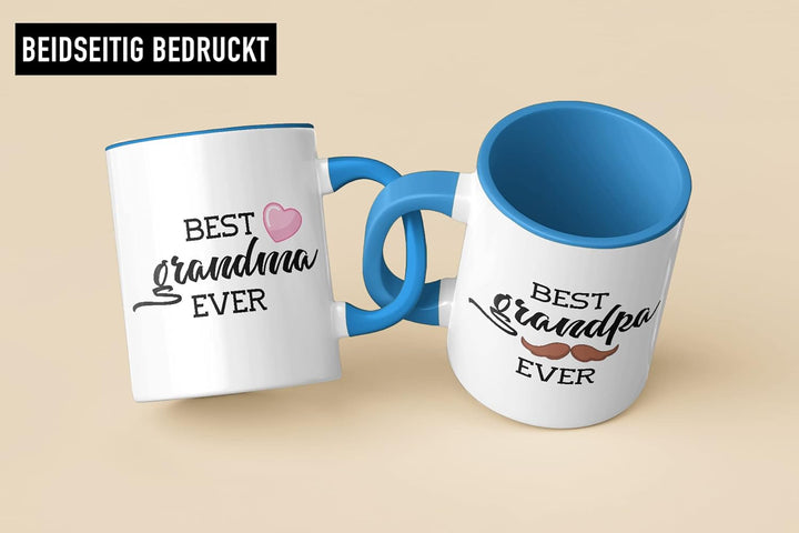 Trendation - Beste Oma und Opa Geschenk Set Tassen Weihnachten Geschenke für Grosseltern Geburtstag