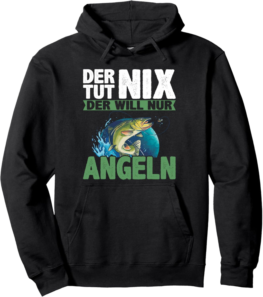 Herren Der tut nix der will nur angeln | Angler Angeln Pullover Hoodie