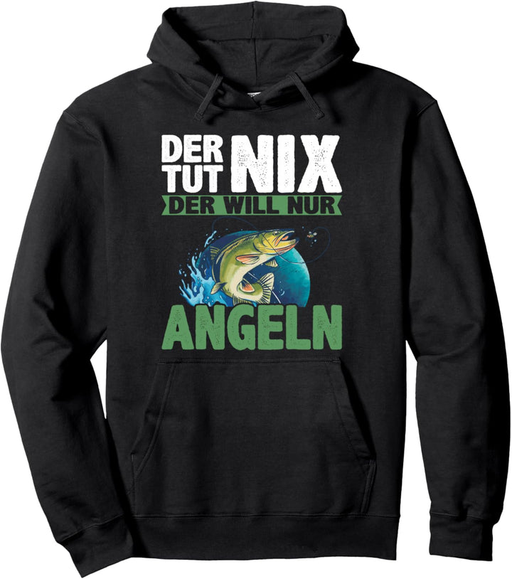 Herren Der tut nix der will nur angeln | Angler Angeln Pullover Hoodie