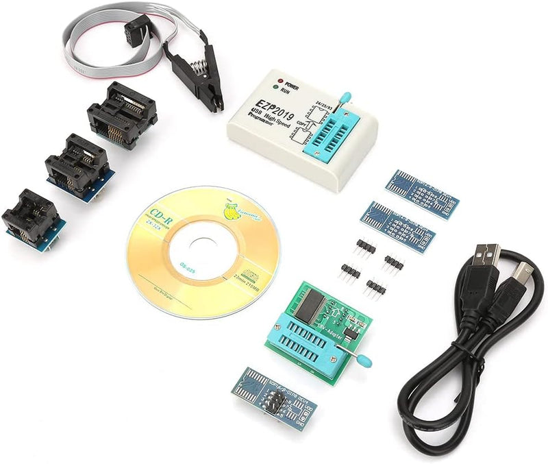 EZP2019 USB Programmierer, Hochgeschwindigkeits USB EEPROM Flasher Programmierer für 24 25 93 BIOS F