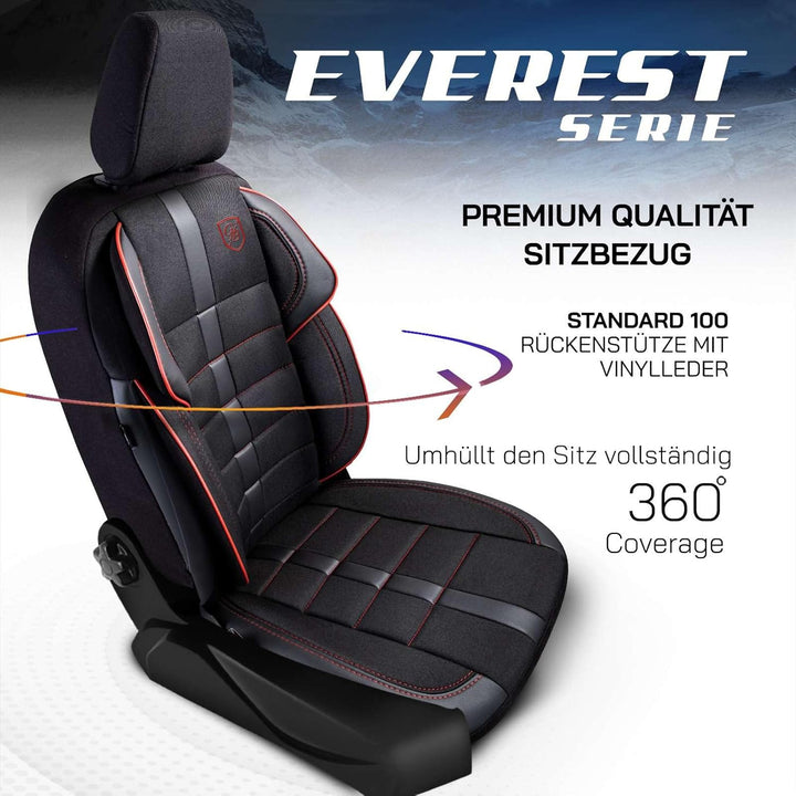 Autositzbezüge Universal – Premium Autozubehör Innenraum für PKW & SUV – Jacquard Sitzauflage, Autos
