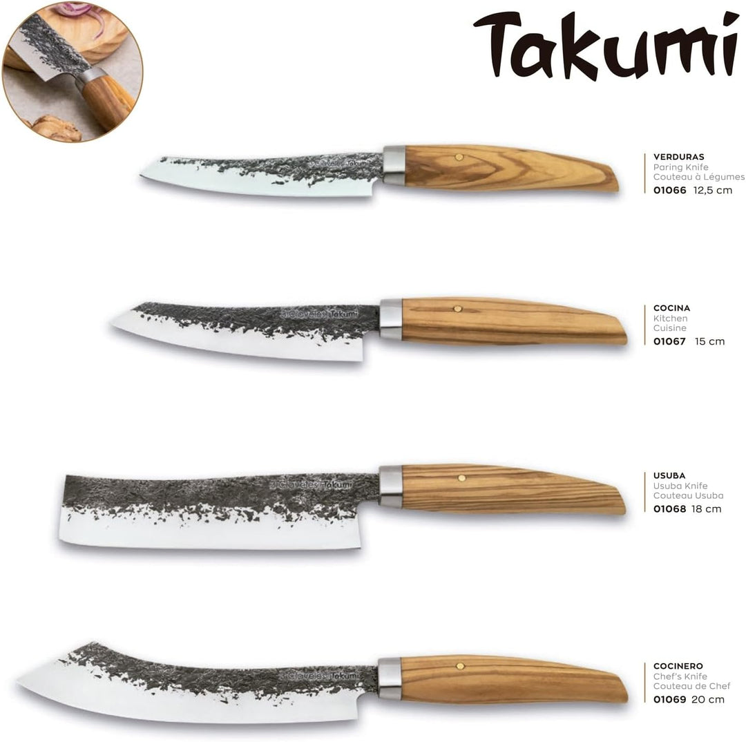 3 Claveles Cuchillo USUBA Takumi 18CM 1068