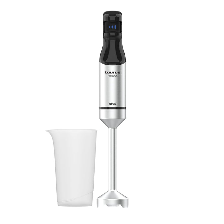 Taurus - Stabmixer | 1500 W | Elektrischer Zerkleinerer Edelstahl | 20 Geschwindigkeiten + Turbo | M