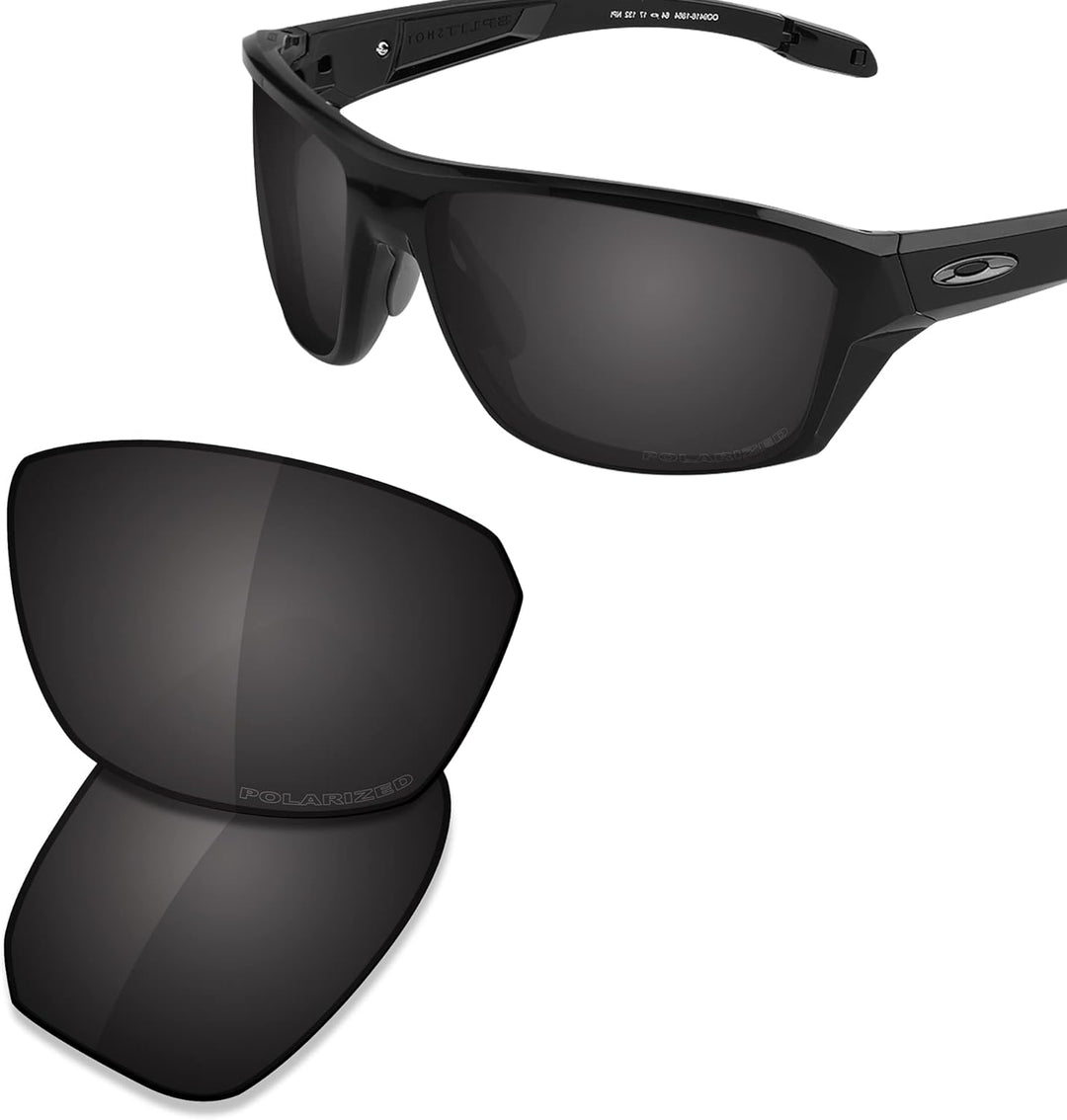 Saucer Premium Ersatzgläser & Nasenpads für Oakley Split Shot OO9416 Sonnenbrille High Definition –