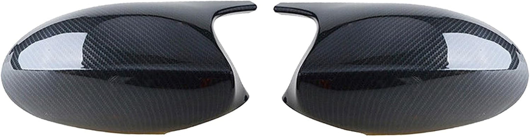 KYYET Karbonfaser-Seitenspiegel-Abdeckkappen, kompatibel mit E90 E91 E92 E93 PRE-LCI M3 Stil Karbonf