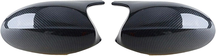 KYYET Karbonfaser-Seitenspiegel-Abdeckkappen, kompatibel mit E90 E91 E92 E93 PRE-LCI M3 Stil Karbonf