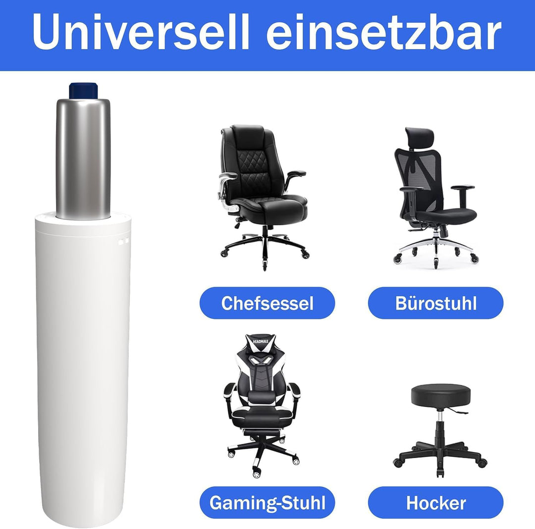 Gasdruckfeder Bürostuhl extra lang Gasdruckdämpfer belastbar bis 200kg - Druckfeder Gasfeder Gaslift