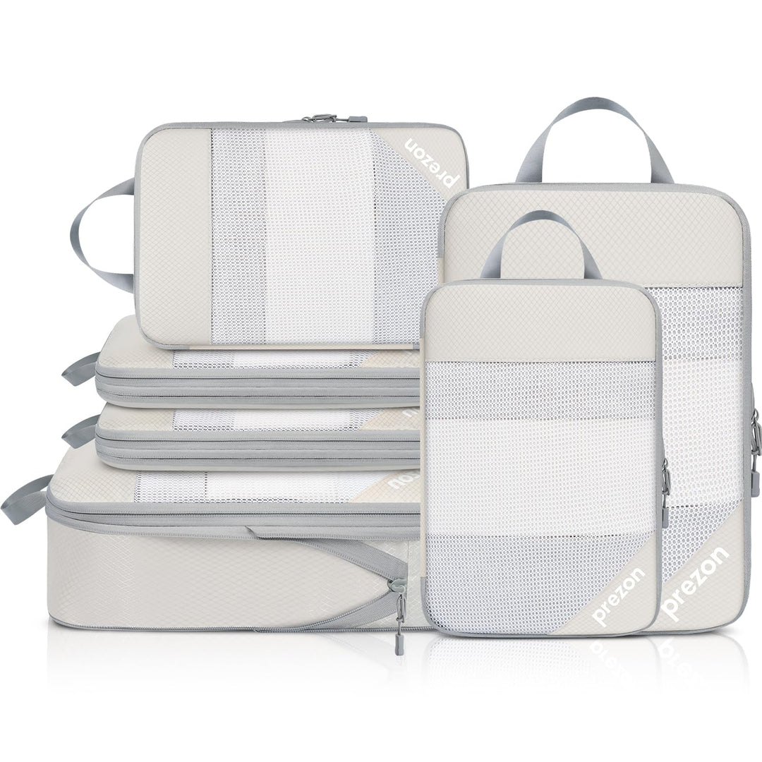 6 Set Kompressions-Packwürfel, Durchsichtiges Design, Platzsparend, Leicht, Massgeschneidertes Katio