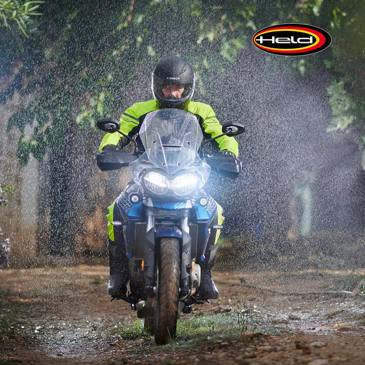 Held Rainstretch Top - Motorrad Regenjacke Herren mit Stretchmaterial - Wasserdicht - Kapuze - Scotc