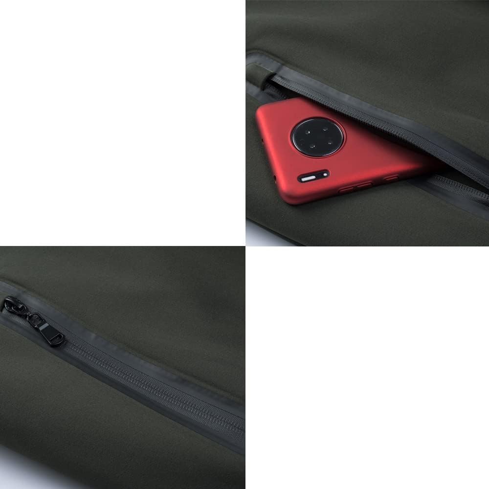 TONY BACKER Herren-Winterjacke, Softshelljacke, wasserdicht, winddicht, mit Kapuze, warme Jacke für
