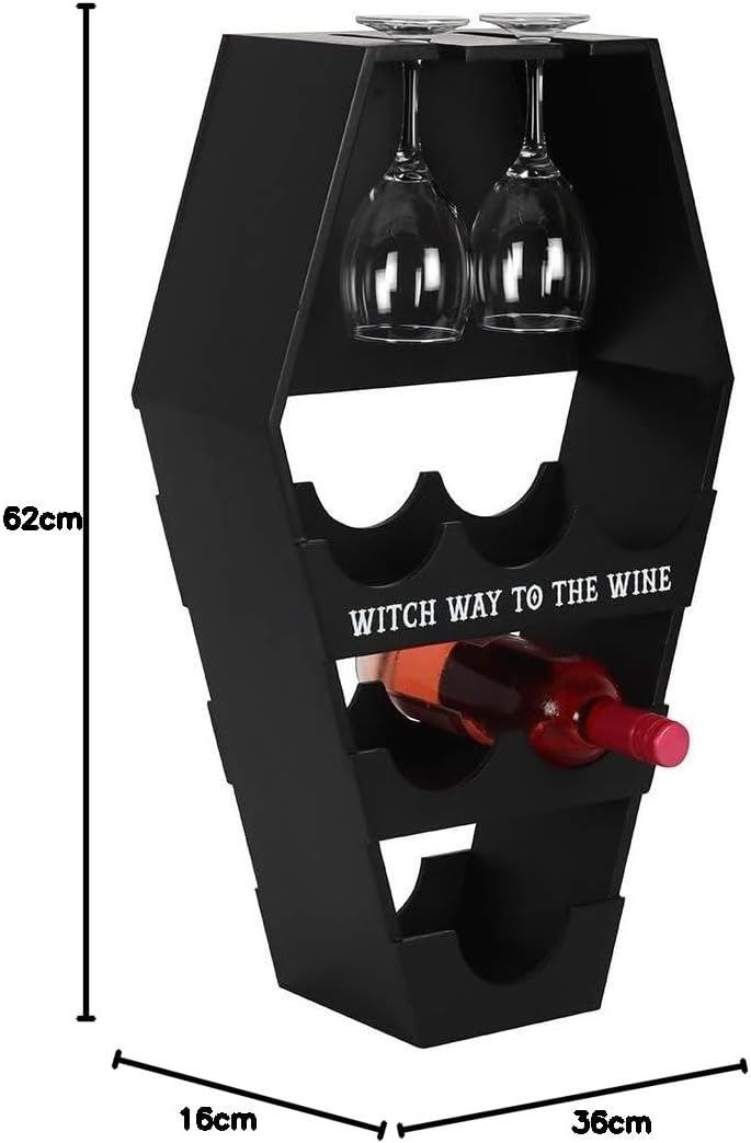 Something Different (Wein) flaschenhalter Coffin Schwarz