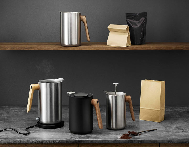 EVA SOLO | Wasserkocher 1,5l Nordic Kitchen | 100% tropffrei | 360 Grad drehbar | Pulverbesichtetem