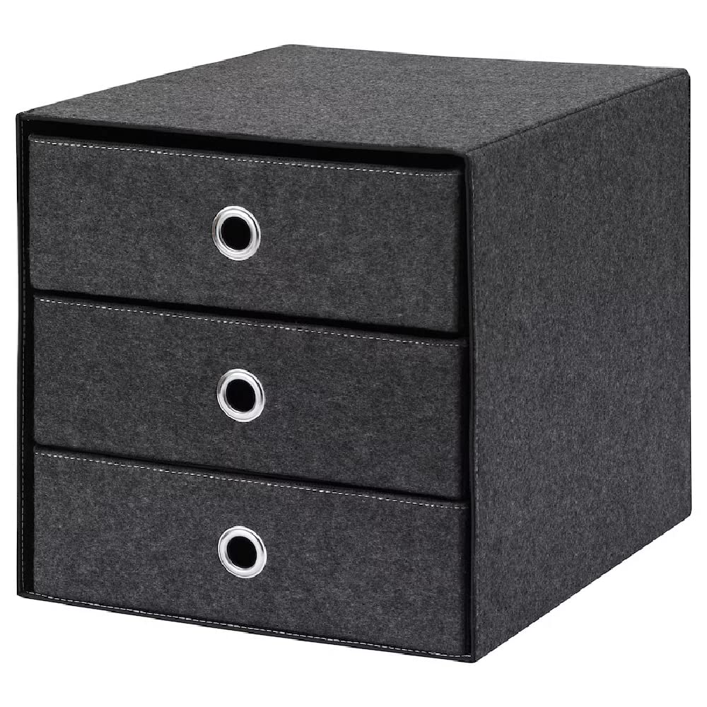 BLÄDDRA Mini-Kommode mit 3 Schubladen, Aufbewahrungsbox, Aufbewahrungsbox, Aufbewahrungsbox, Aufbewa