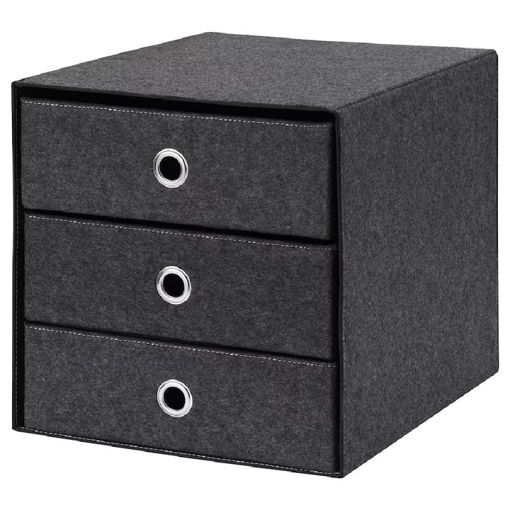 BLÄDDRA Mini-Kommode mit 3 Schubladen, Aufbewahrungsbox, Aufbewahrungsbox, Aufbewahrungsbox, Aufbewa