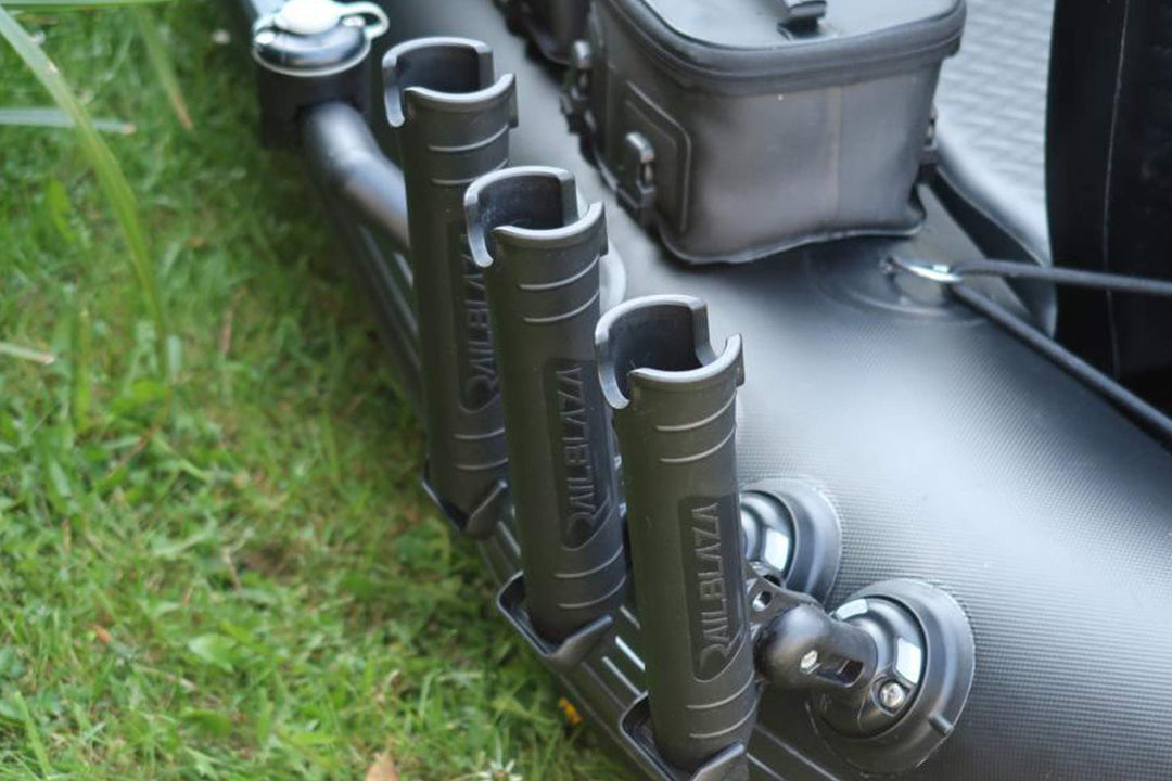 Railblaza Set 3X Rod Tube Rutenhalter + 3X Quickport + Kleber-Kit, Belly Boot