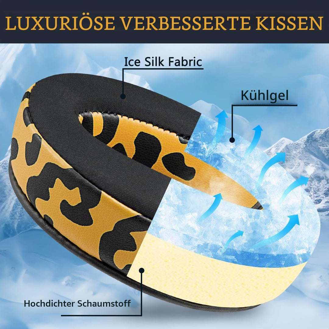 SOULWIT Kühlgel Ersatz Ersatzpolster Ohrpolster für Sennheiser HD 4.50BT/HD 4.50BTNC/HD4.50SE/HD4.40