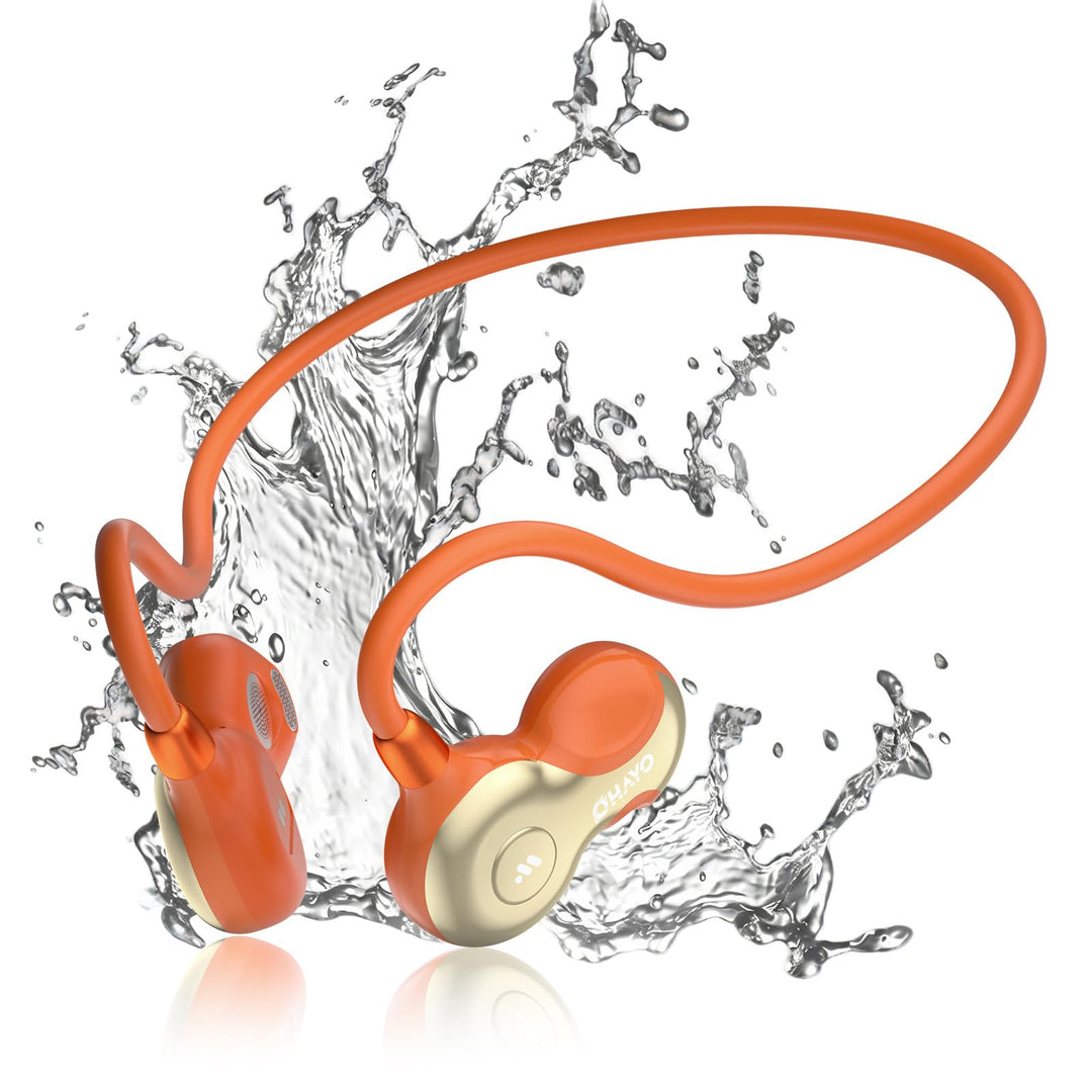 OHAYO Open Ear Kopfhörer Bluetooth, Kopfhörer Joggen, Bluetooth 6.0, Wasserdicht nach IPX7, 10h Lauf