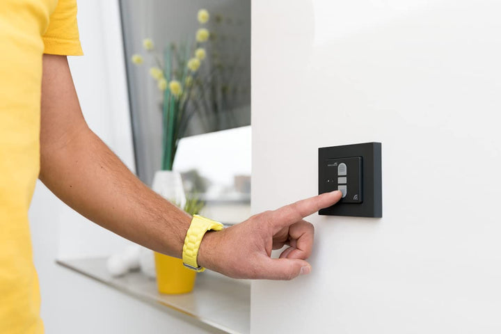 Schellenberg 21007 Smart Home Funk-Rolladenschalter & Funk-Raffstoreschalter, nachrüstbar für Smarte