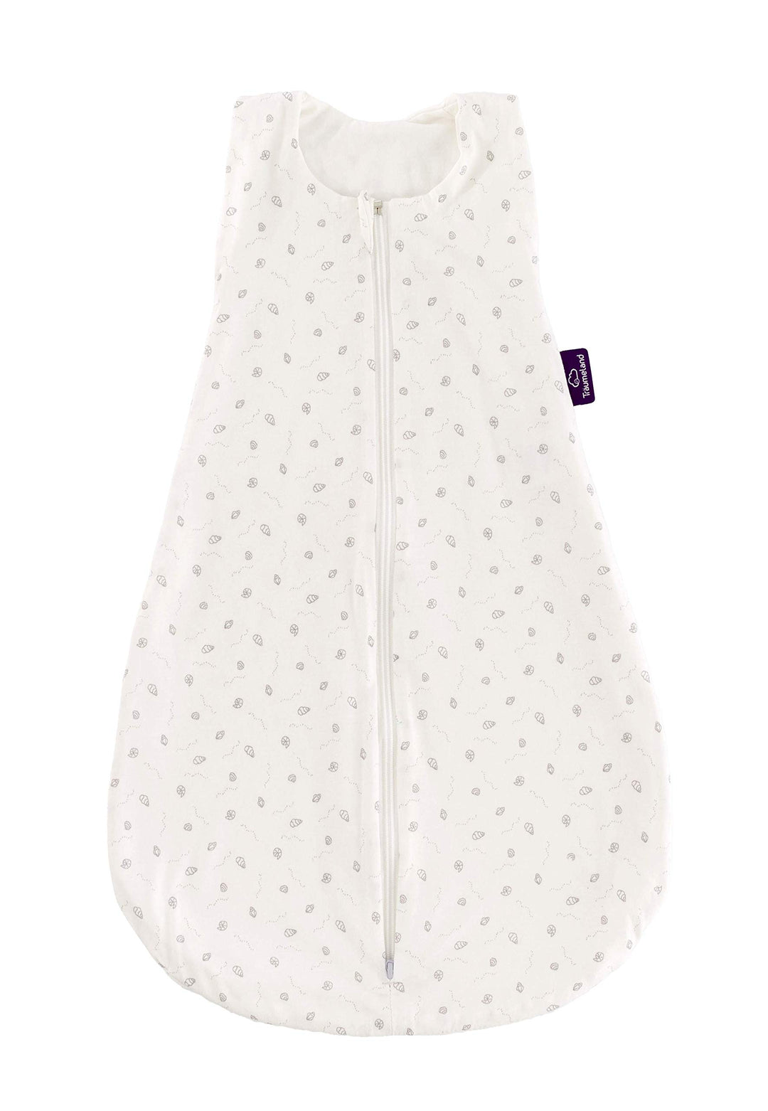Träumeland Sommerschlafsack LIEBMICH aus Baumwolle - Design Muscheln 70 Muscheln, 70 Muscheln