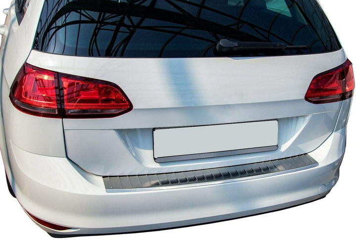 Ladekantenschutz Edelstahl MATT kompatibel für VW GOLF 7 VARIANT BJ 2013-2017 | mit Abkantung | prem