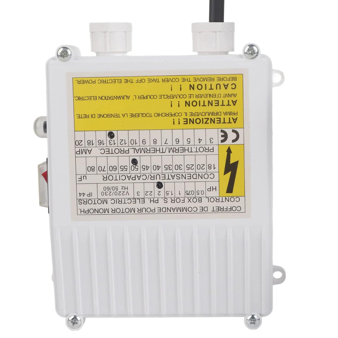 Pumpe Control Box in Thermoschutzschalter Controller, ABS, Kupfer Suction Pump Controller, für Deep