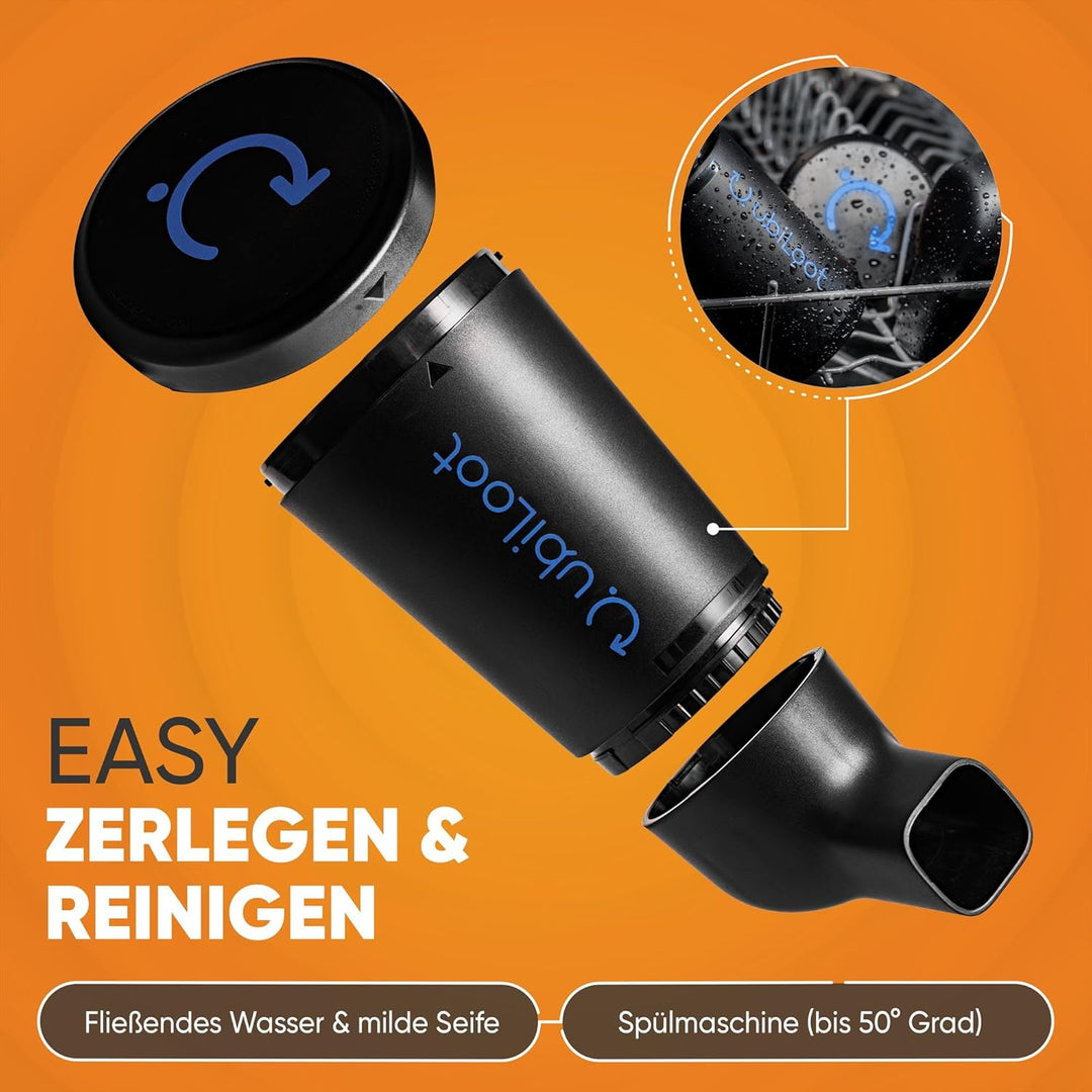 Innovativer Snackspender für saubere Hände & Equipment [485ml] - Ideal für Gaming, Büro & Freizeit -