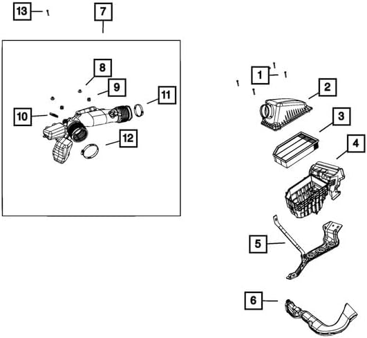 Mopar Mopar Luftfilter – 68257030AA