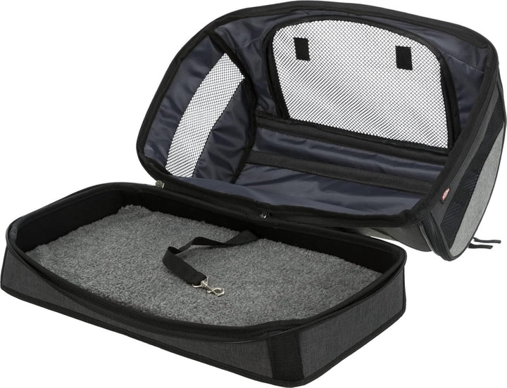 Trixie 28940 Tasche Holly, 30 × 30 × 50 cm, schwarz/grau 50 x 30 x 30 cm, L 50 x B 30 x H 30 cm