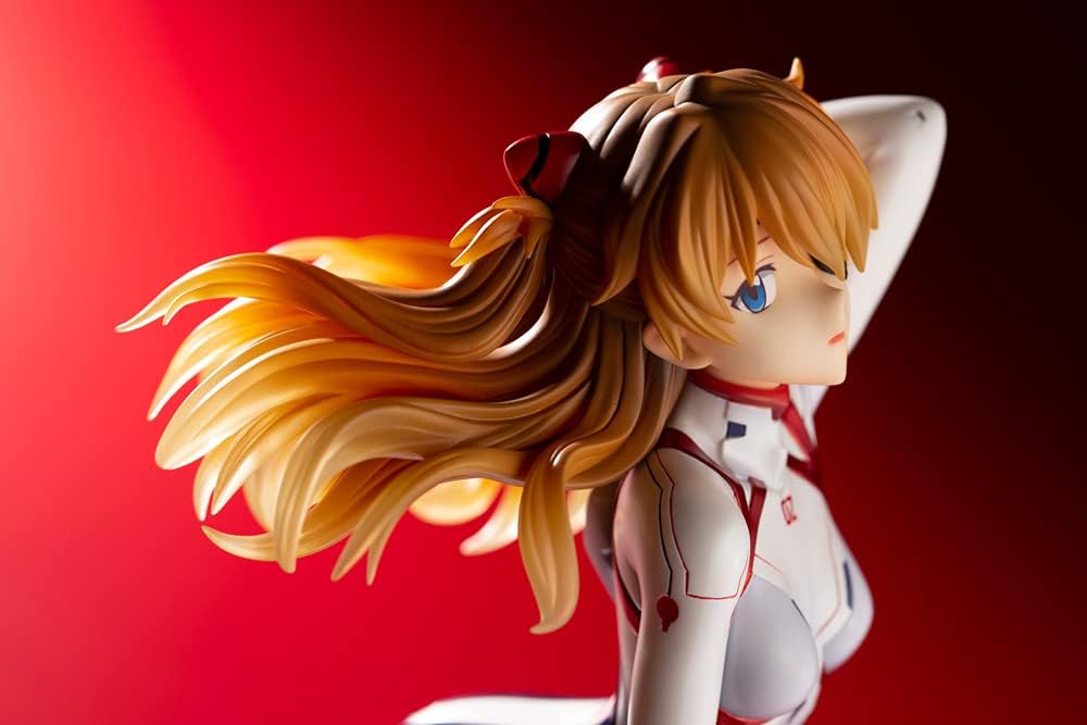 Kotobukiya Evangelion 4 PVC Statue 1/6 Asuka Shikinami Langley White Plugsuit Ver. 23 cm