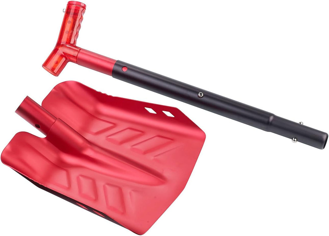 Semptec Urban Survival Technology Schaufel: Ausziehbare Aluminium-Schneeschaufel mit Säge (Lawinensc