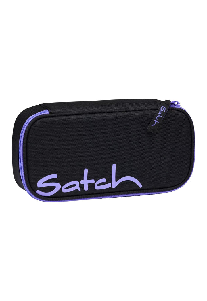 Satch Schlamperbox extra gross inkl. Trennfach Reissverschlussfach Stiftehalter Geodreieck Sichtfens