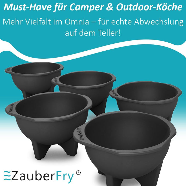 5 x Pochiereinsätze kompatibel mit Omnia Camping Backofen, Lebensmittelecht & Hitzebeständig, Zubehö