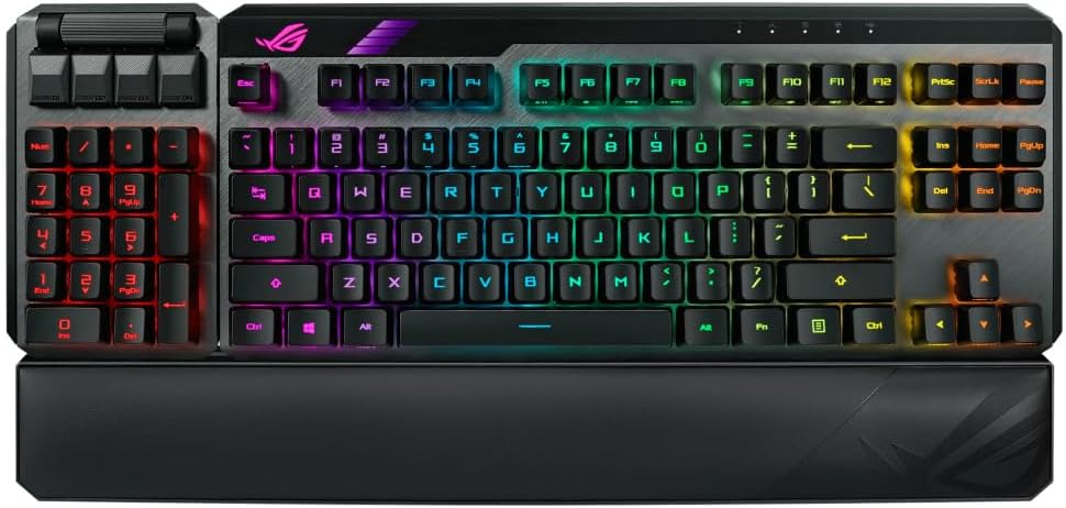 ASUS Tastatur ROG Claymore II Gaming Tastatur französisches Layout 90MP01W0-BKFA00