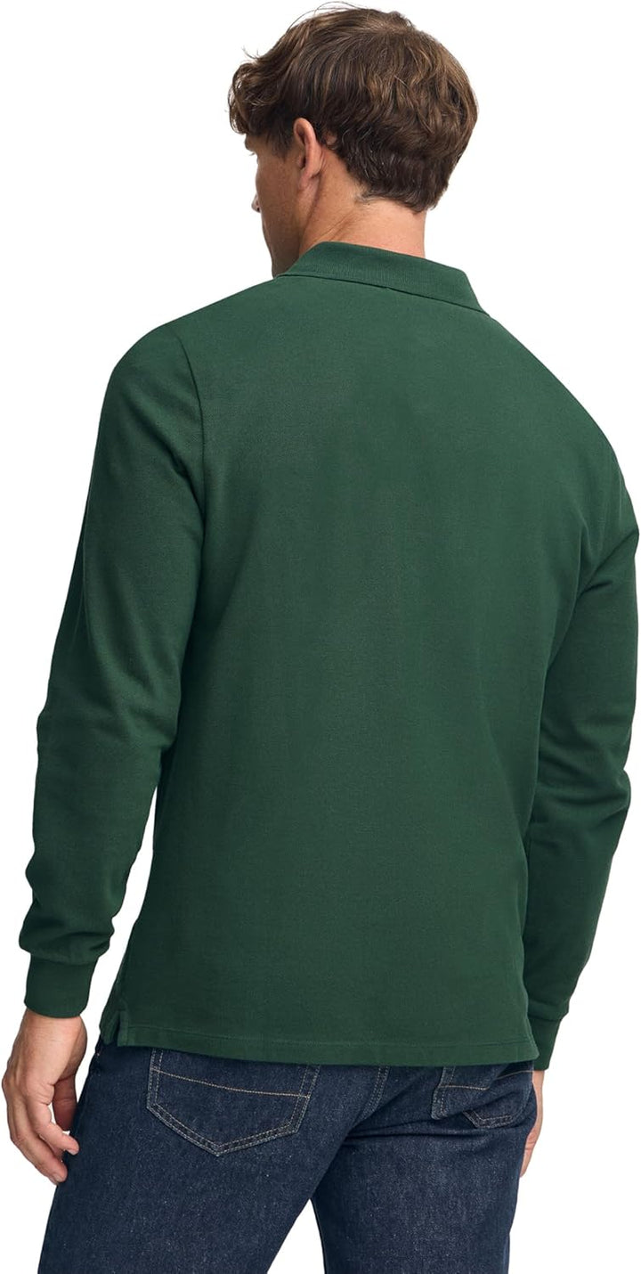 Polo Club Herren Poloshirt Kurzarm Regular Fit Baumwolle Männer Polohemd Longsleeve M Grün, M Grün