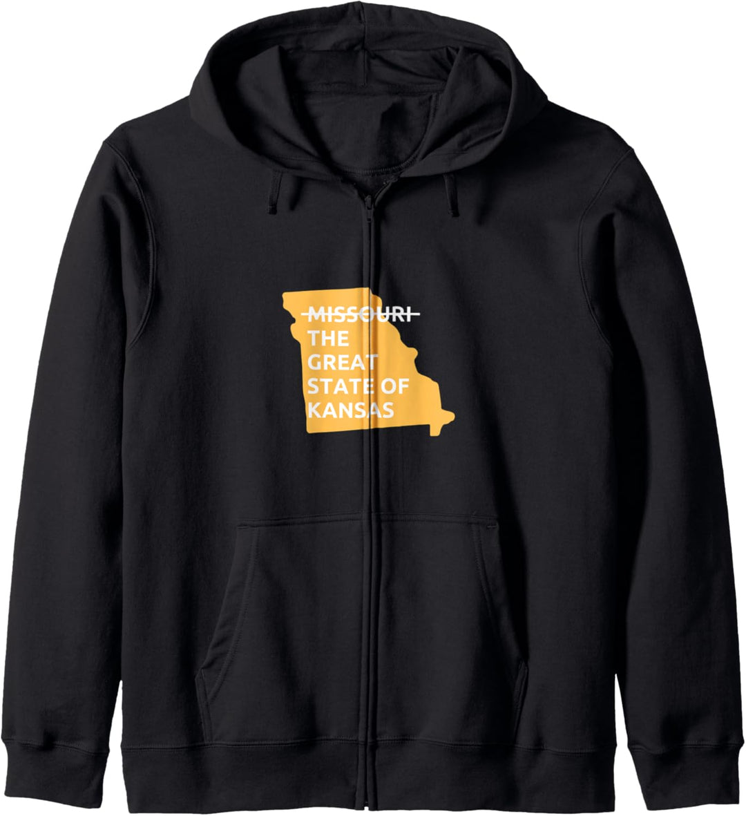Funny Cute The great State of Kansas, Missouri State Gift Kapuzenjacke