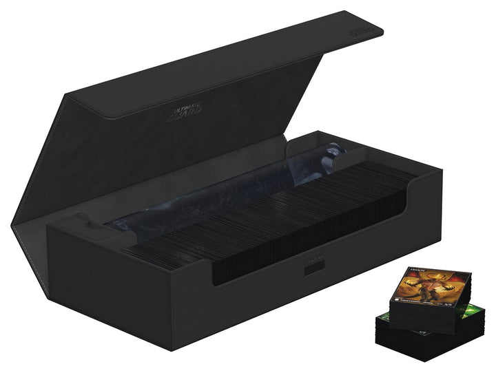 Ultimate Guard Superhive 550+ XenoSkin Monocolor Schwarz Black, Black