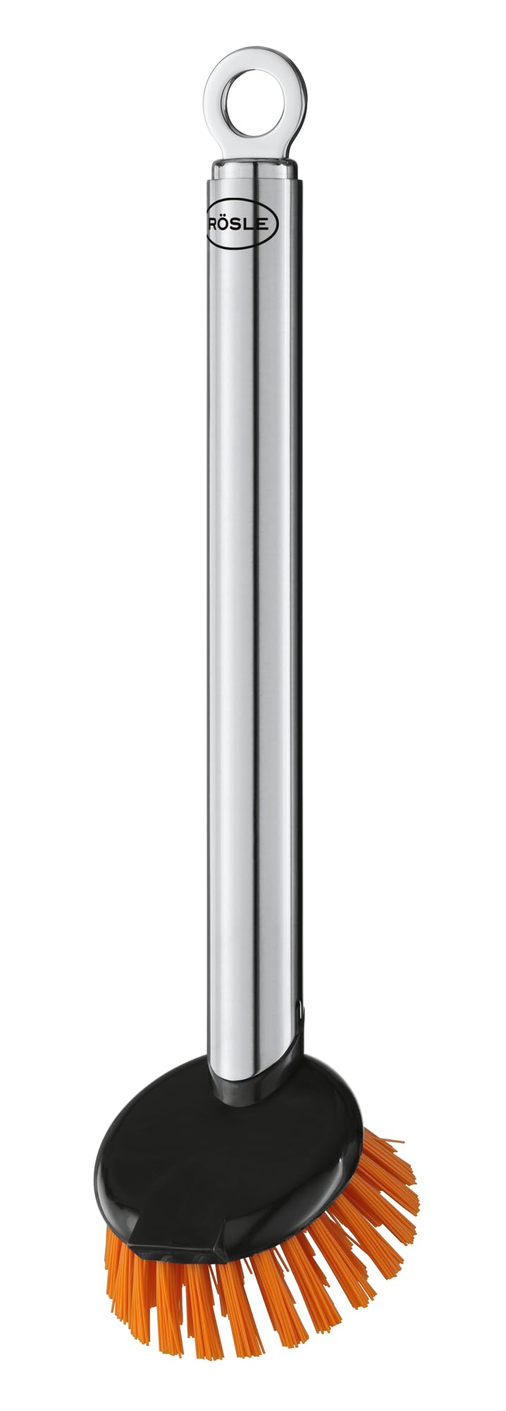 RÖSLE Spülbürste antibakteriell, Hochwertige Küchenbürste mit Wechselkopf, Edelstahl 18/10, strapazi