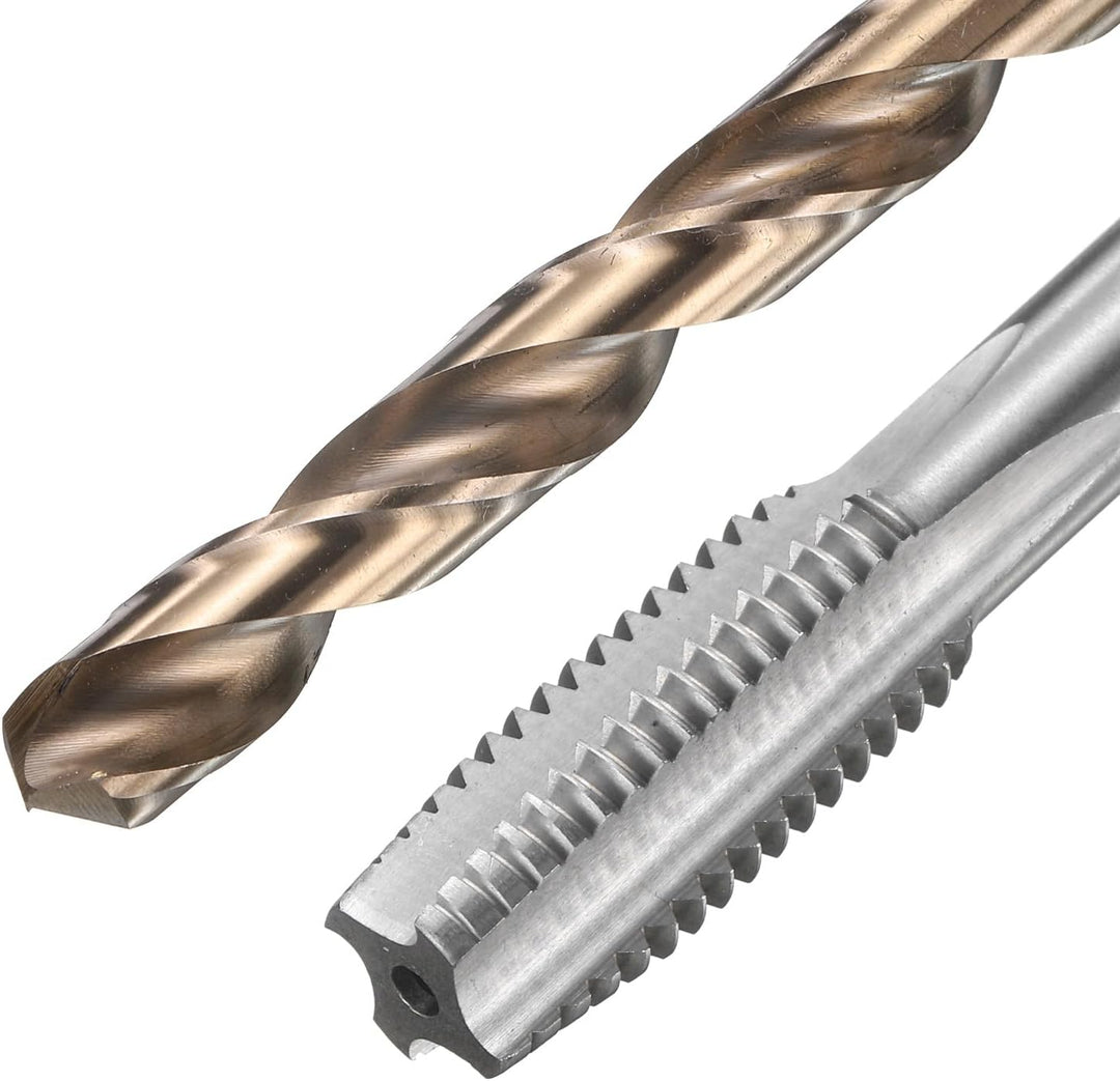 QUARKZMAN Gewindebohrer Set, 3 Stück M12 x 1,75 Metrische Gewindeschneidschrauben & 3 Stück 10,2 mm