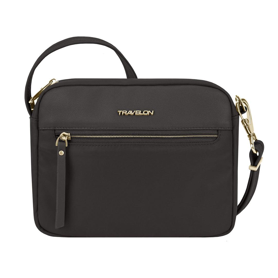 Travelon Unisex Addison Umhängetasche Einheitsgrösse Schwarz, Einheitsgrösse Schwarz