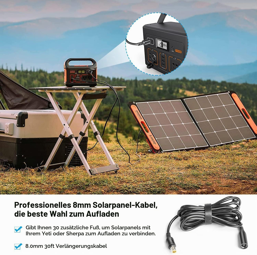 KFD 8,0MM Verlängerungskabel Solarpanel SolarSaga 100 von Jackery Solarmodul Kabel für Jackery 60W 1